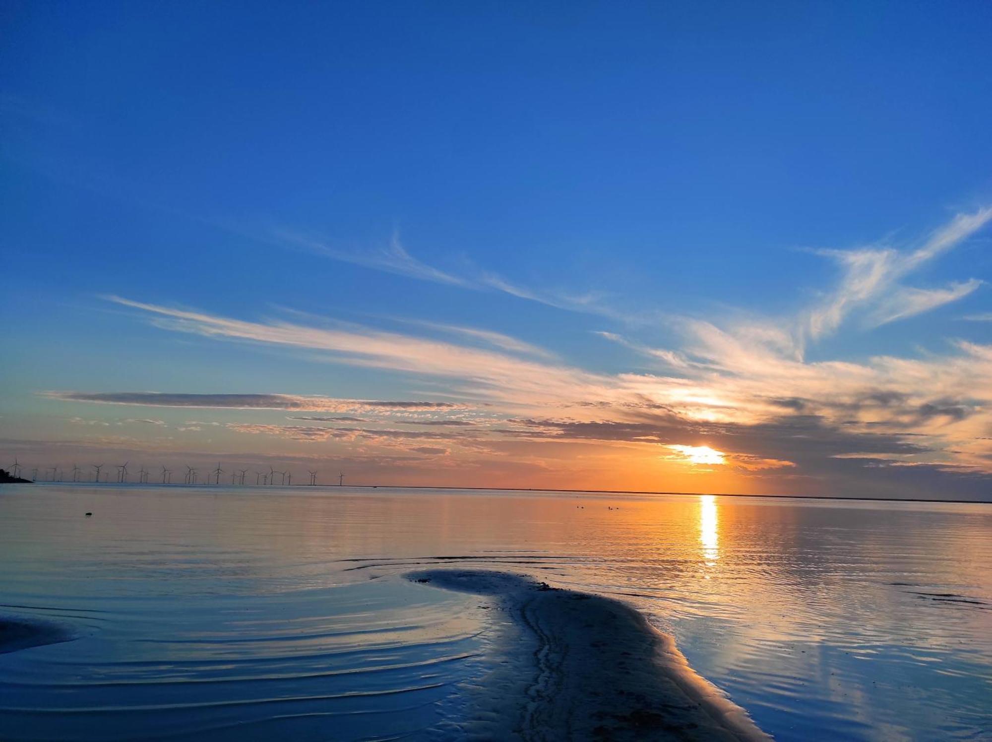 Appartement Ijsselmeer Makkum Strand Buitenkant foto