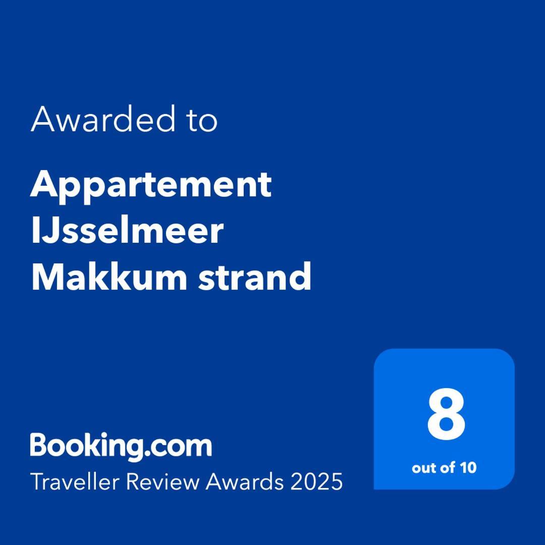 Appartement Ijsselmeer Makkum Strand Buitenkant foto